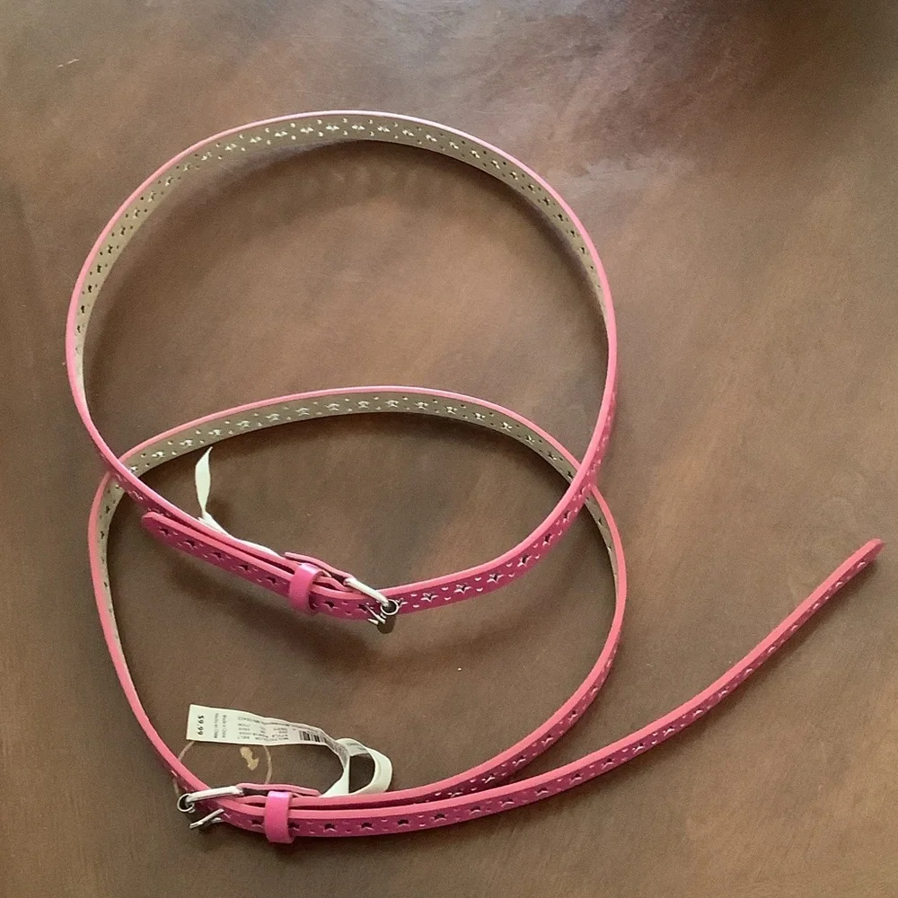 Target Pink Kids Belt with Star Design ( Bundle 2 items)